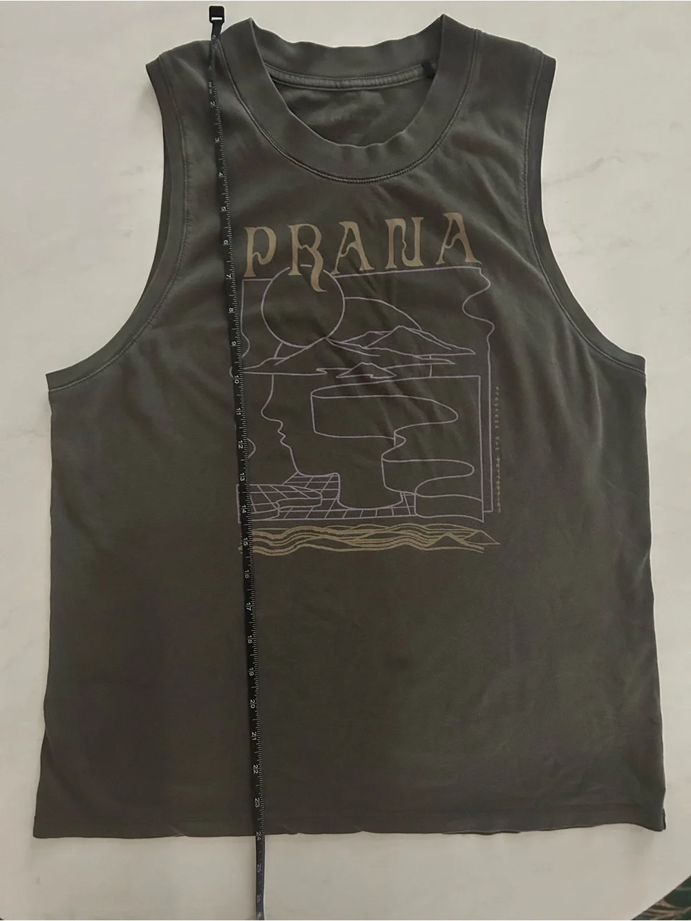 Prana Graphic Sleeveless Tank Women’s Medium - Picture 2 of 6